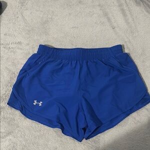Under Armour Blue Athletic Shorts Lightweight Performance Wear